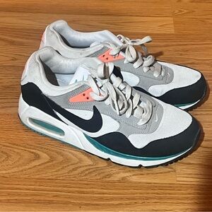 Nike Air Max Correlate Sneakers Shoes Womens Size 8.5 Green Peach White Black